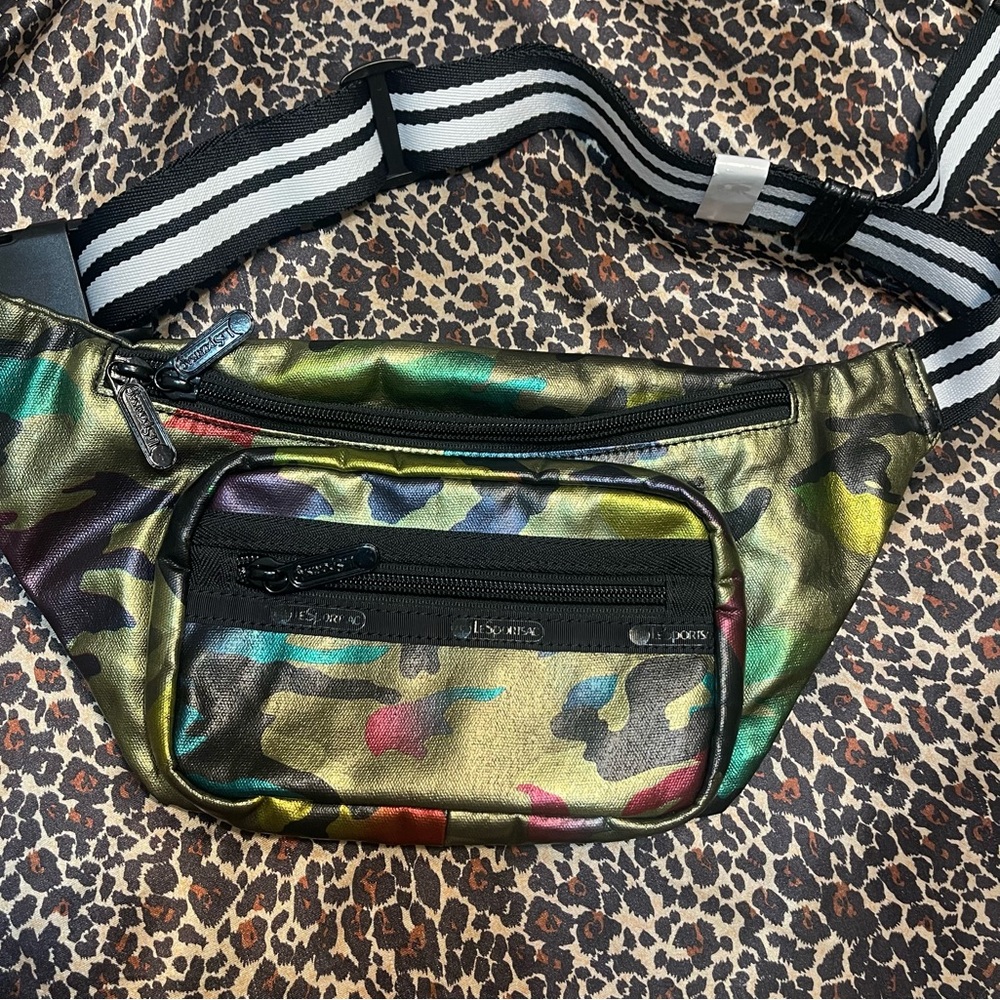 LeSportsac Montana Metallic Camo Belt Bag